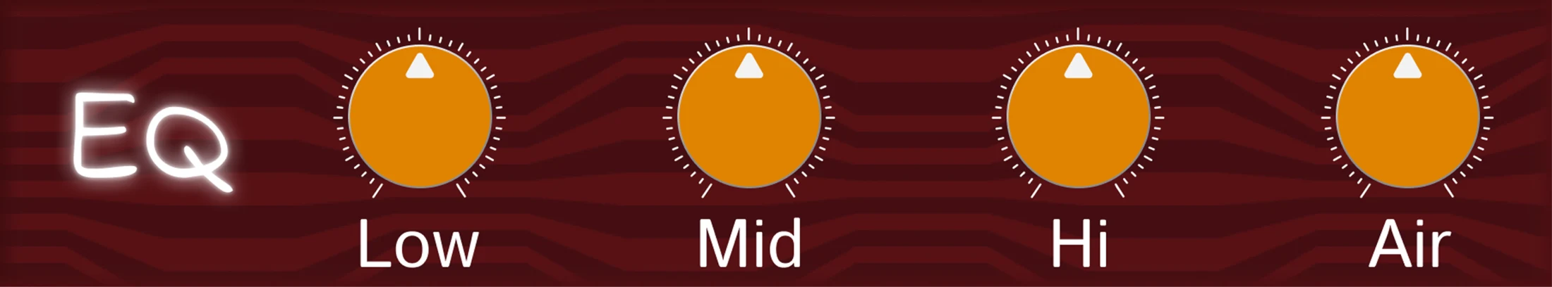 Module EQ de LeVoix — quatre bandes vocales